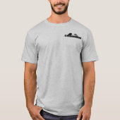 州の輪郭のデザインが入ったUnlimiteds Tシャツ (正面)
