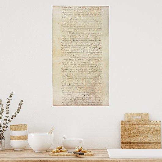 州の連統一された合条項_pg4 ポスター (キッチン)