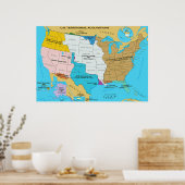 州の領土取得統一された ポスター (キッチン)