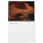 州の風景統一された- Wall Calendar カレンダー (2月 2027)