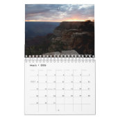 州の風景 カレンダー (3月 2026)