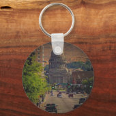 州の首都アイダホ州ボイシ キーホルダー (正面)