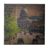 州の首都アイダホ州ボイシ タイル (正面)