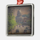 州の首都アイダホ州ボイシ メタルオーナメント (左)