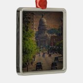 州の首都アイダホ州ボイシ メタルオーナメント (右)