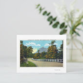 州へのアプローチのハイウェイ山 ポストカード (スタンド正面)