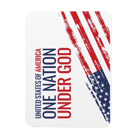 州を一つの国に統合する神のサイン マグネット (縦)
