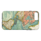 州を使用した世界地図 Case-Mate iPhoneケース (裏面(横))