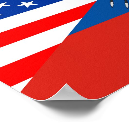 州アメリ統一されたカエクアドル半旗アメリカ ポスター (角)