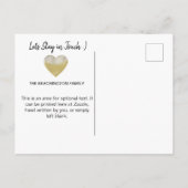 *~*州ウィスコンシン新しいホームアドレスの移動 – 案内ポストカード (裏面)