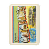 州オクラホマOKオールドヴィンテージ旅行記念品 マグネット (縦)