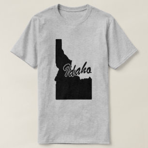 州オブアイダホシェイプTシャツ Tシャツ