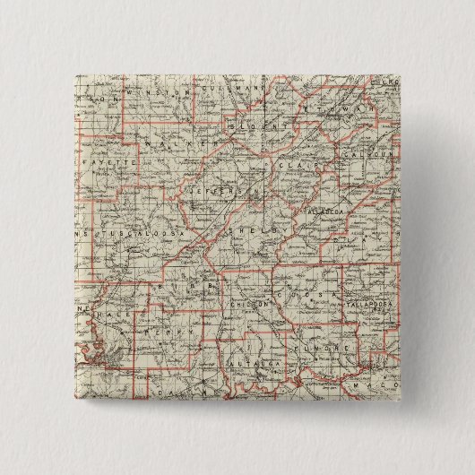 州オブアラバマ 缶バッジ (正面)