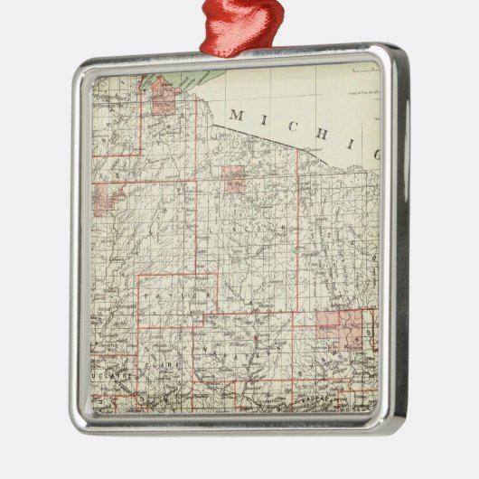 州オブウィスコンシン メタルオーナメント (左)