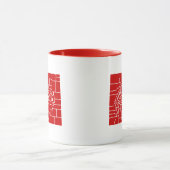 州オブコロラドシェイプレッドマグ マグカップ (中央)