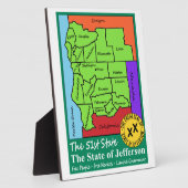 州オブジェファーソン フォトプラーク (側面)