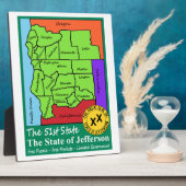 州オブジェファーソン フォトプラーク (側面)