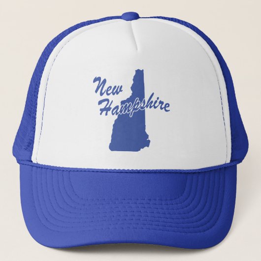 州オブニューハンプシャーシェイプトラッカーハット キャップ (正面)
