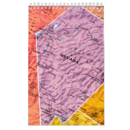 州オブネバダコレクションウォールカレンダー カレンダー