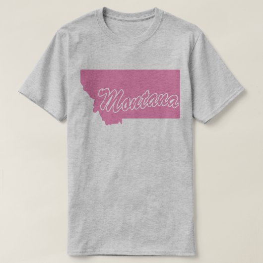 州オブモンタナシェイプTシャツ Tシャツ (デザイン正面)