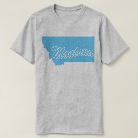 州オブモンタナシェイプTシャツ Tシャツ (デザイン正面)