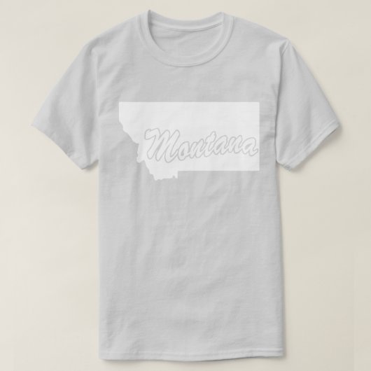 州オブモンタナシェイプTシャツ Tシャツ (デザイン正面)