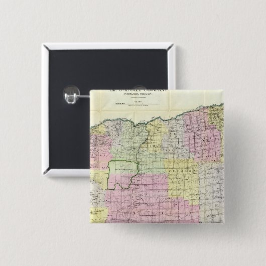 州オレゴン 缶バッジ (正面&裏面)