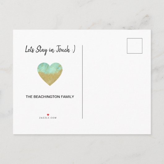 *~*州カリフォルニアグリッターミントムービング 案内ポストカード (裏面)