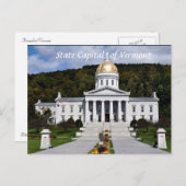 州キャピタルオブバーモント – ポストカード (正面/裏面)