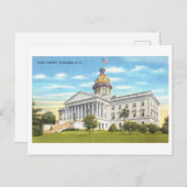 州キャピトルはコロンビア、サウスカロライナ州、 ポストカード (正面/裏面)