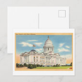 州キャピトル建物、アーカンソーヴィンテージ ポストカード (正面/裏面)