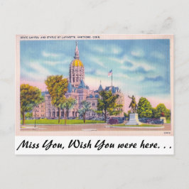 州キャピトル、ハートフォード、コネチカット ポストカード