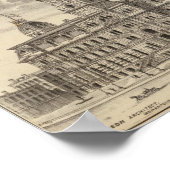 州キャピトル、マリオンカウンティコートハウス ポスター (角)