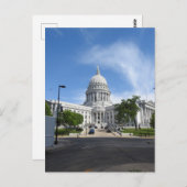 州キャピトルinウィスコンシン州マディソン ポストカード (正面/裏面)