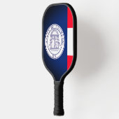 州グルジア国旗のピックボールパドル ピックルボールラケット (左)