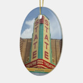 州シアター – アンアーバーMIオーナメント セラミックオーナメント (左)