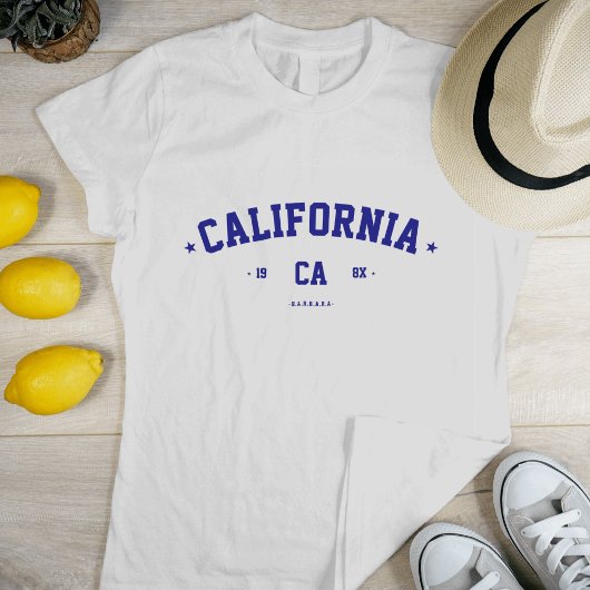 州シモダンティ名前をカスタムするカリフォルニアサマー Tシャツ