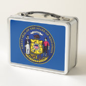 州シール・オブ・ウィスコンシン メタルランチボックス (裏面)