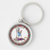 州シール キーホルダー (正面)