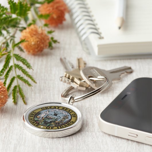 州シール キーホルダー (側面)