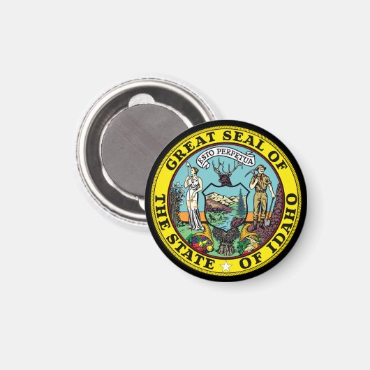 州シール マグネット (正面/裏面)