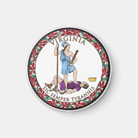 州シール マグネット (正面)