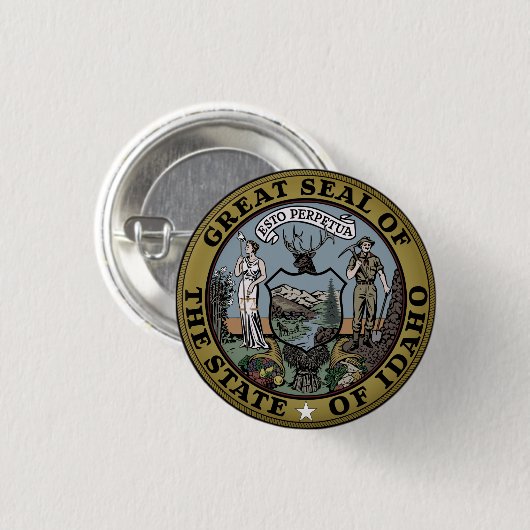 州シール 缶バッジ (正面&裏面)