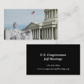 州ス統一されたキャピタル&リンカーン 名刺 (正面/裏面)