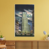 州タワー建物の屋外ビュー キャンバスプリント (インサイチュ (リビング))