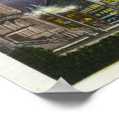 州タワー建物の屋外ビュー ポスター (角)