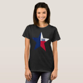州テキサス州国旗 Tシャツ (正面フル)