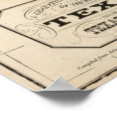 州テキサス州2 ポスター (角)