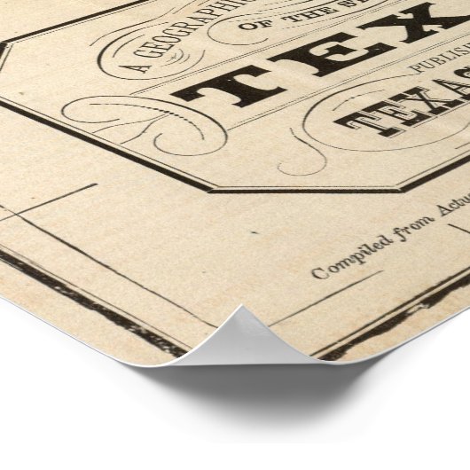 州テキサス州2 ポスター (角)