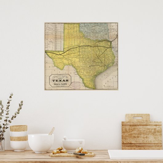 州テキサス州2 ポスター (キッチン)
